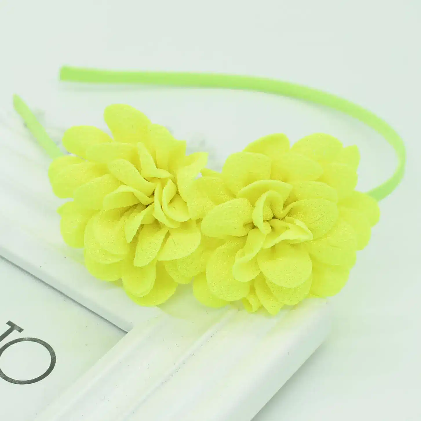 2018 New popular Children's Two flower headband headdress girls multicolor hair accessories flower hair band Female pop gift 1