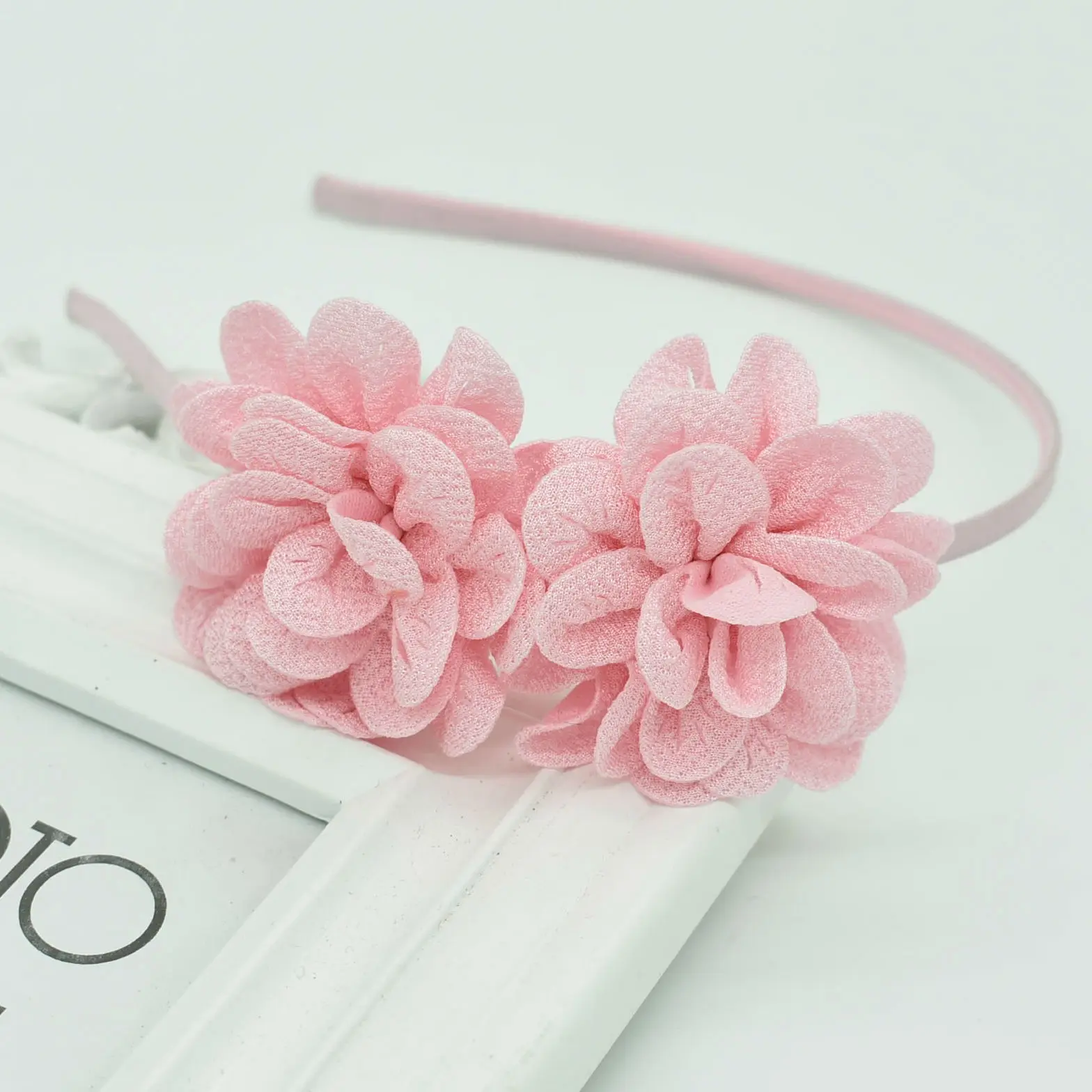 2018 New popular Children's Two flower headband headdress girls multicolor hair accessories flower hair band Female pop gift 5