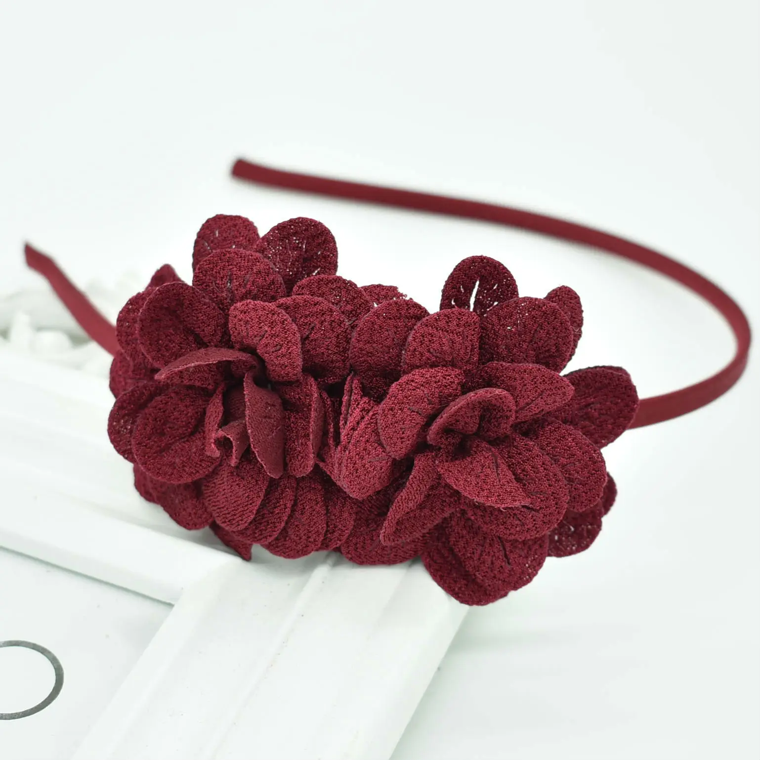2018 New popular Children's Two flower headband headdress girls multicolor hair accessories flower hair band Female pop gift 9