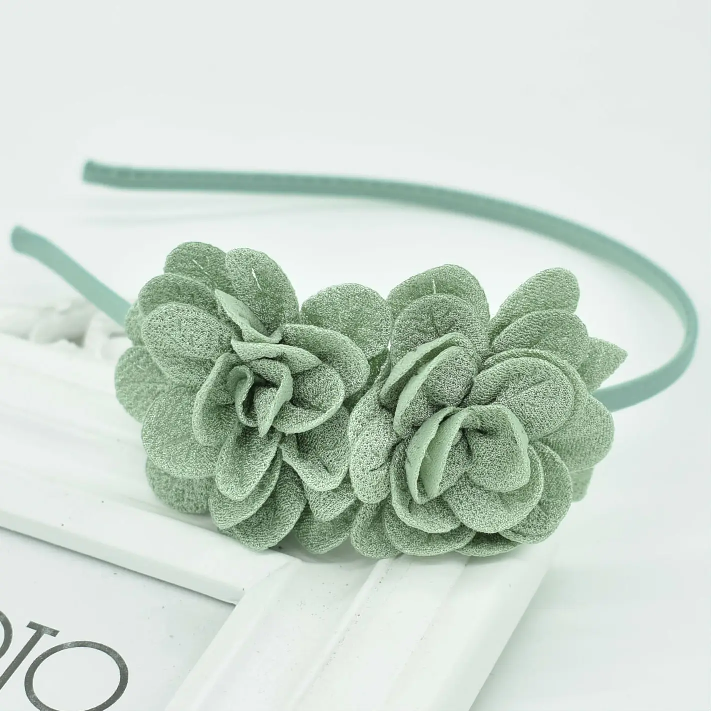 2018 New popular Children's Two flower headband headdress girls multicolor hair accessories flower hair band Female pop gift 11