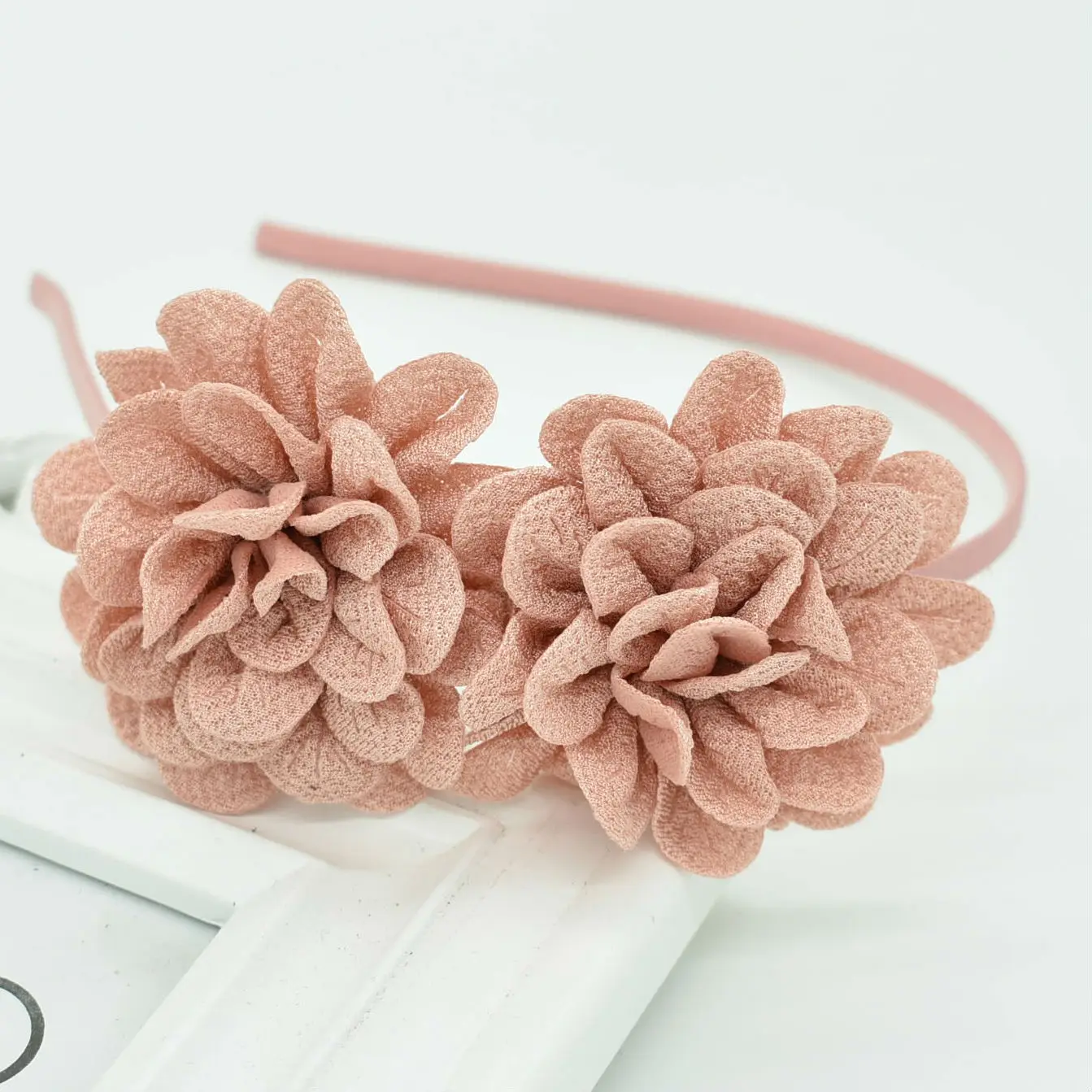 2018 New popular Children's Two flower headband headdress girls multicolor hair accessories flower hair band Female pop gift 13