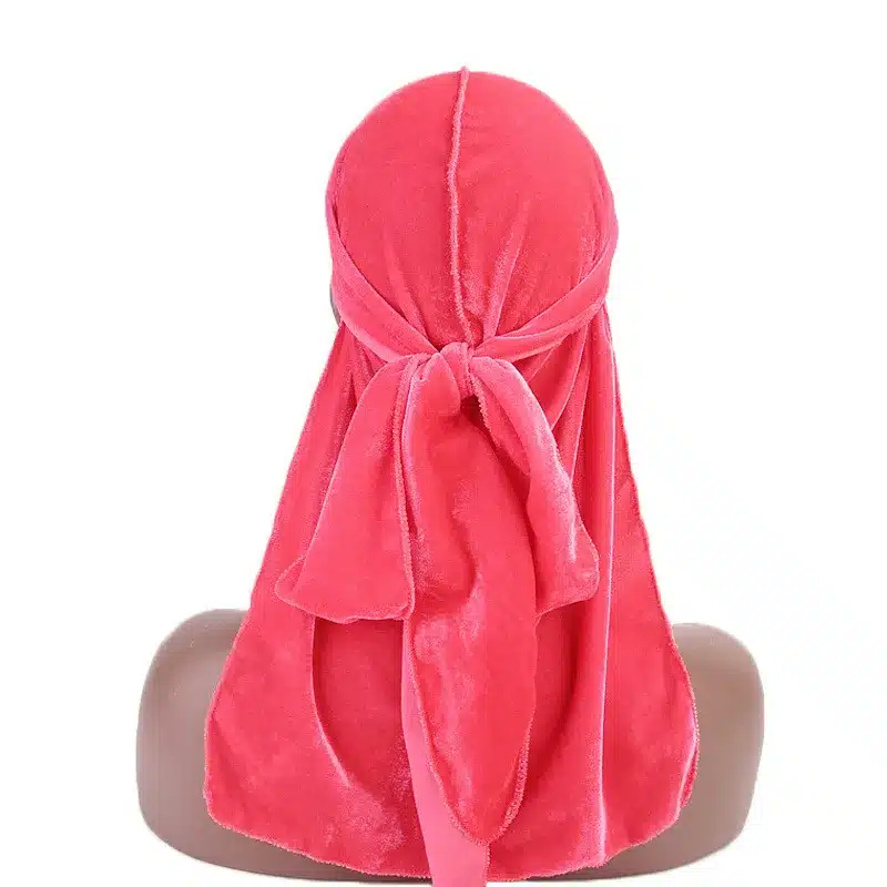 Unisex Men Women Breathable Bandana Hat velvet Durag do doo du rag long tail headwrap chemo cap Biker Pirate Hair Accessories 29