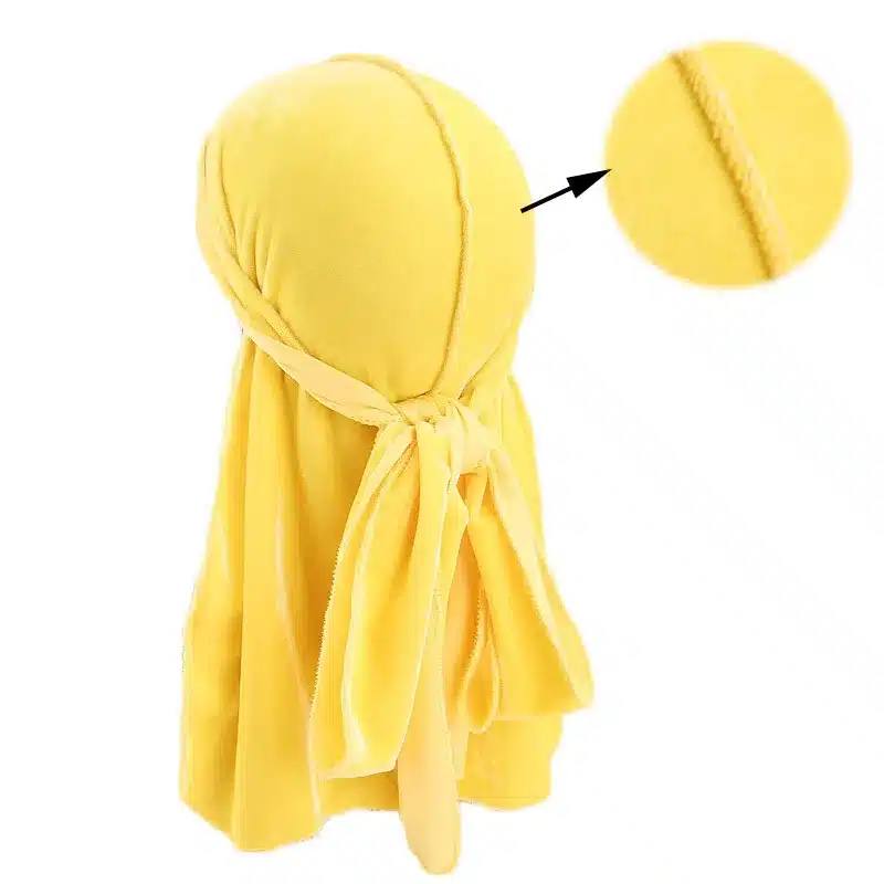Unisex Men Women Breathable Bandana Hat velvet Durag do doo du rag long tail headwrap chemo cap Biker Pirate Hair Accessories 32
