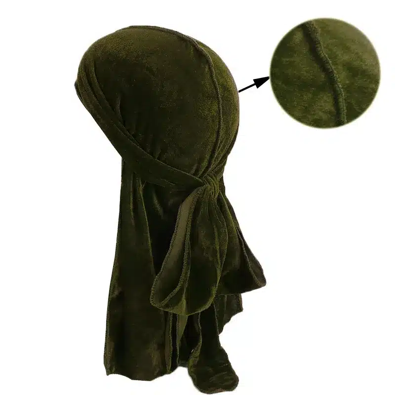 Unisex Men Women Breathable Bandana Hat velvet Durag do doo du rag long tail headwrap chemo cap Biker Pirate Hair Accessories 39