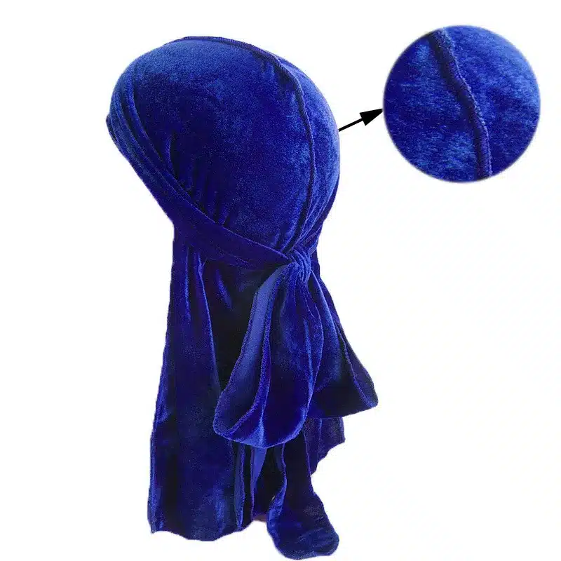 Unisex Men Women Breathable Bandana Hat velvet Durag do doo du rag long tail headwrap chemo cap Biker Pirate Hair Accessories 41