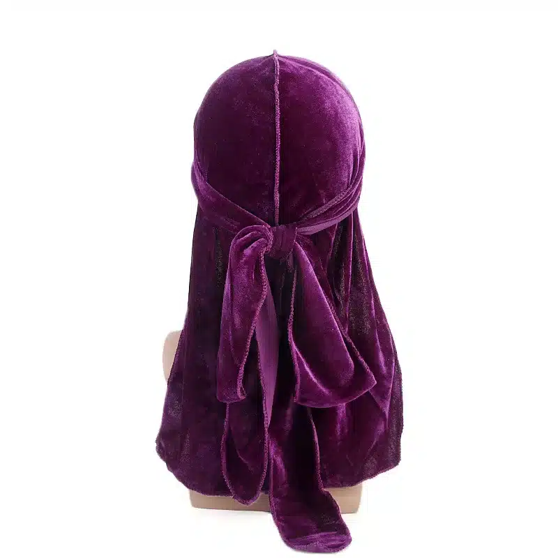 Unisex Men Women Breathable Bandana Hat velvet Durag do doo du rag long tail headwrap chemo cap Biker Pirate Hair Accessories 44