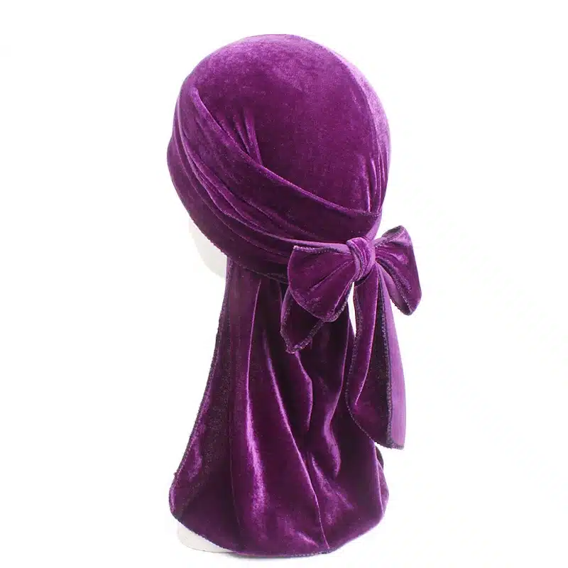 Unisex Men Women Breathable Bandana Hat velvet Durag do doo du rag long tail headwrap chemo cap Biker Pirate Hair Accessories 49