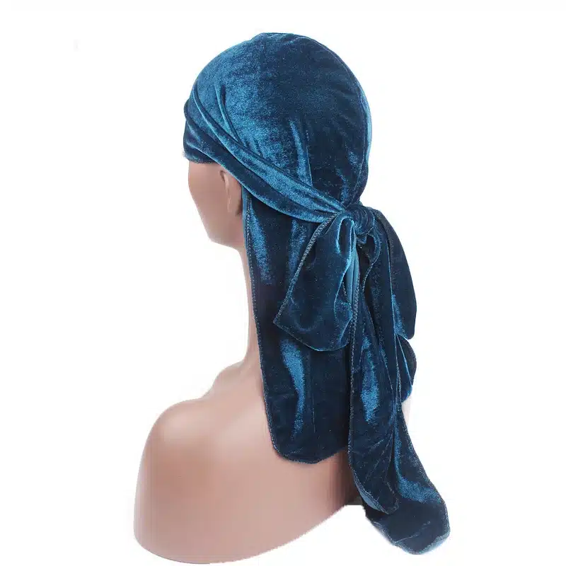 Unisex Men Women Breathable Bandana Hat velvet Durag do doo du rag long tail headwrap chemo cap Biker Pirate Hair Accessories 59