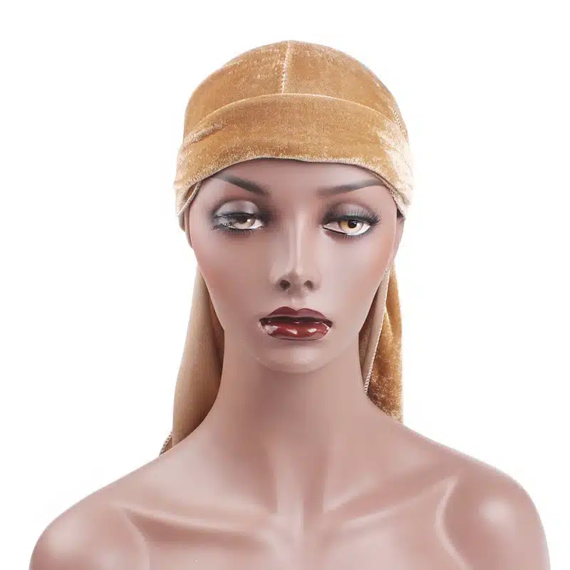 Unisex Men Women Breathable Bandana Hat velvet Durag do doo du rag long tail headwrap chemo cap Biker Pirate Hair Accessories 71