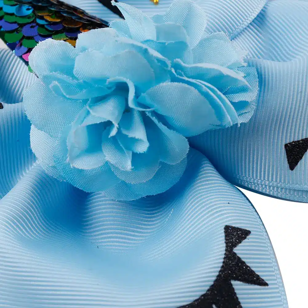 6" Glitter Unicorn Hair Bows With Horn jojo Bows for Girls Sequin Flower Hair Clip School Kids Party Hairgrips Hair Accessories 17