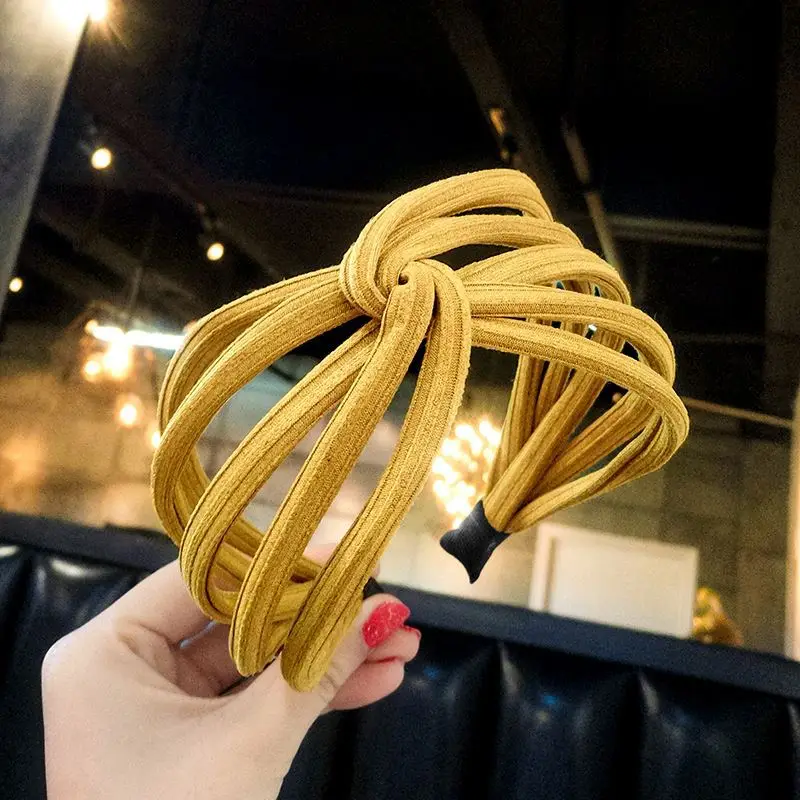 Summer Korean Fashion Wide Hairband Scrunchy Women Girls Hair Head Hoop Bands Accessories For Women Headdress Hairbands Headwear 11