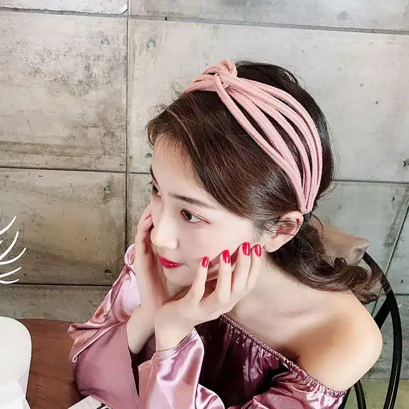 Summer Korean Fashion Wide Hairband Scrunchy Women Girls Hair Head Hoop Bands Accessories For Women Headdress Hairbands Headwear 15
