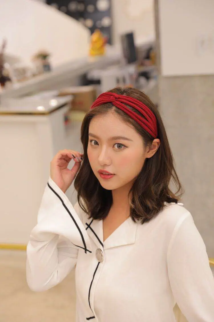 Summer Korean Fashion Wide Hairband Scrunchy Women Girls Hair Head Hoop Bands Accessories For Women Headdress Hairbands Headwear 20