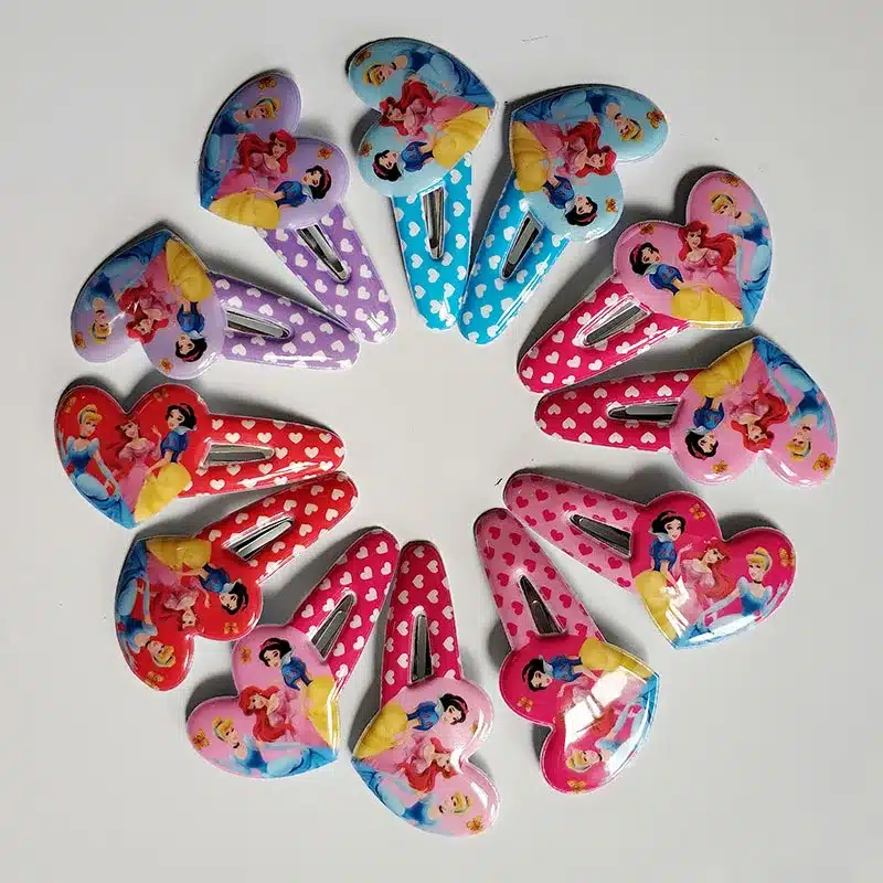 12pc Hair Accessories Cartoon Set Basic Rubber Band Children Cartoon hairpin Kids Elastic Hair Band Girls Hair Clip Pin Headband 10