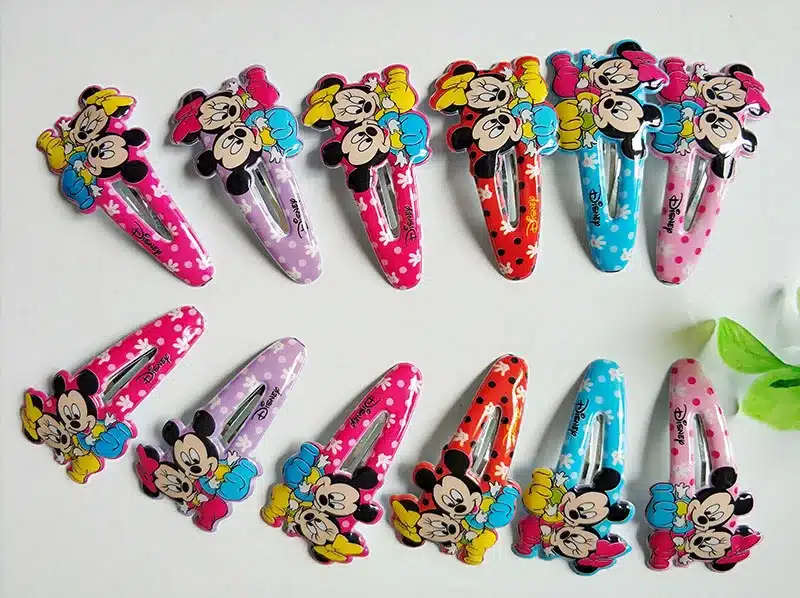 12pc Hair Accessories Cartoon Set Basic Rubber Band Children Cartoon hairpin Kids Elastic Hair Band Girls Hair Clip Pin Headband 14
