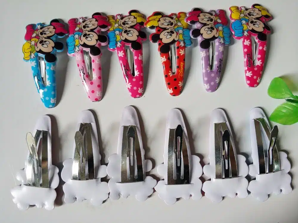 12pc Hair Accessories Cartoon Set Basic Rubber Band Children Cartoon hairpin Kids Elastic Hair Band Girls Hair Clip Pin Headband 15