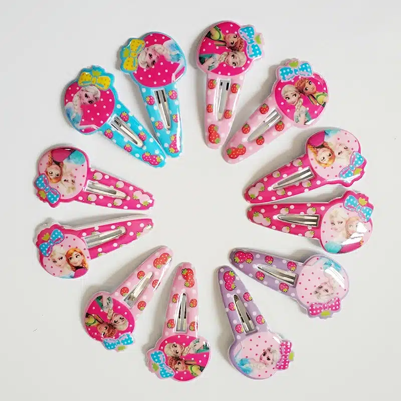 12pc Hair Accessories Cartoon Set Basic Rubber Band Children Cartoon hairpin Kids Elastic Hair Band Girls Hair Clip Pin Headband 33