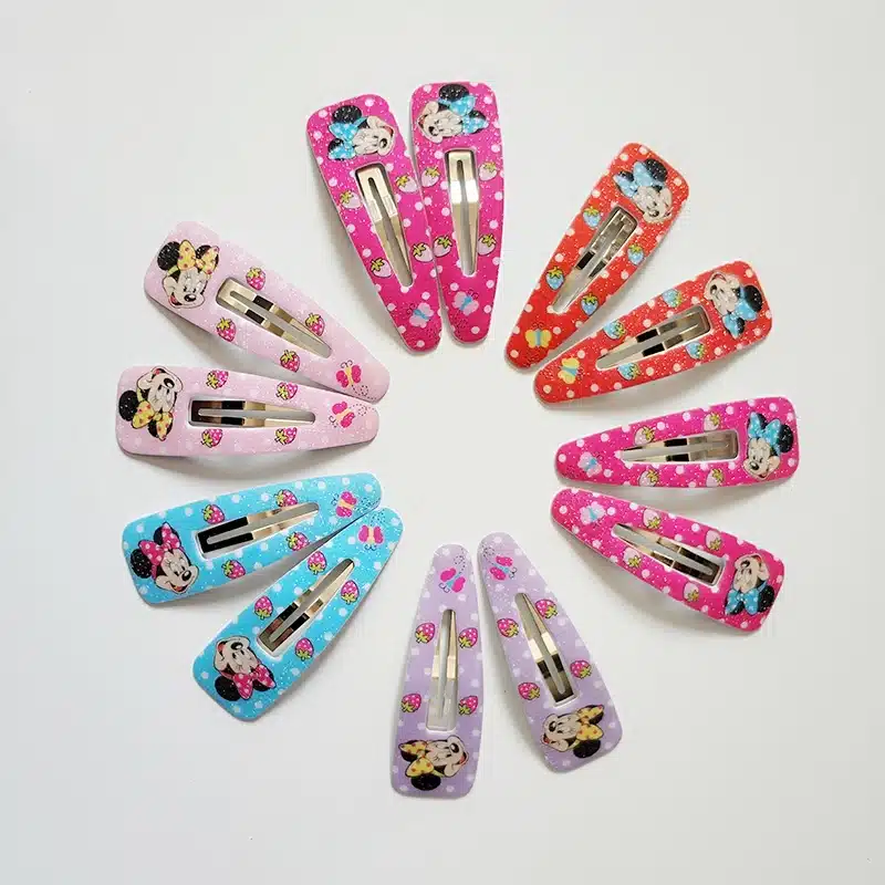 12pc Hair Accessories Cartoon Set Basic Rubber Band Children Cartoon hairpin Kids Elastic Hair Band Girls Hair Clip Pin Headband 37