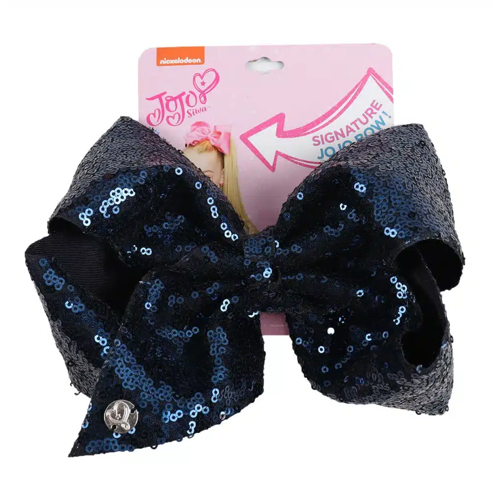 8'' Large Sequin Hair Bow Hairclips For Girl Handmade Rainbow Dance Party Kids Boutique Hair Accessories 20 Colors Available 16