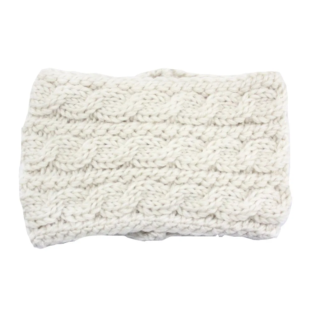 1Pc Winter Women Ear Warmer Widening Wool Hair Bands Three Rows Twist Knitted Headband Turban Headwrap For Girl Hair Accessories 11