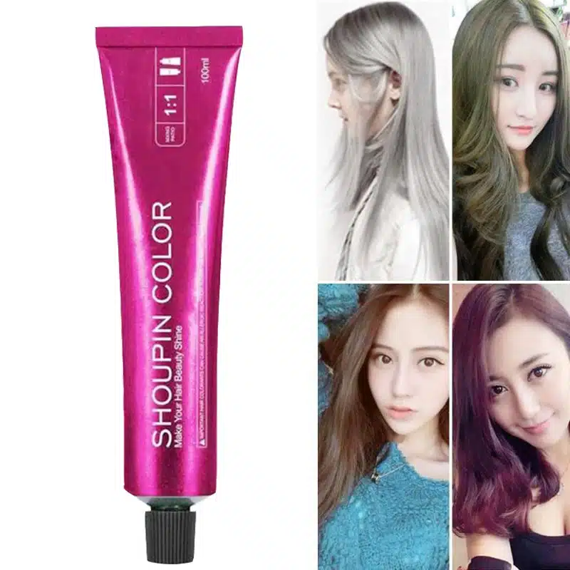 Professional Permanent Super Hair Dye Wax Hair Color Cream Non-toxic DIY Hair Styling Coloring Molding Paste Red Blue Gray 100ml 33
