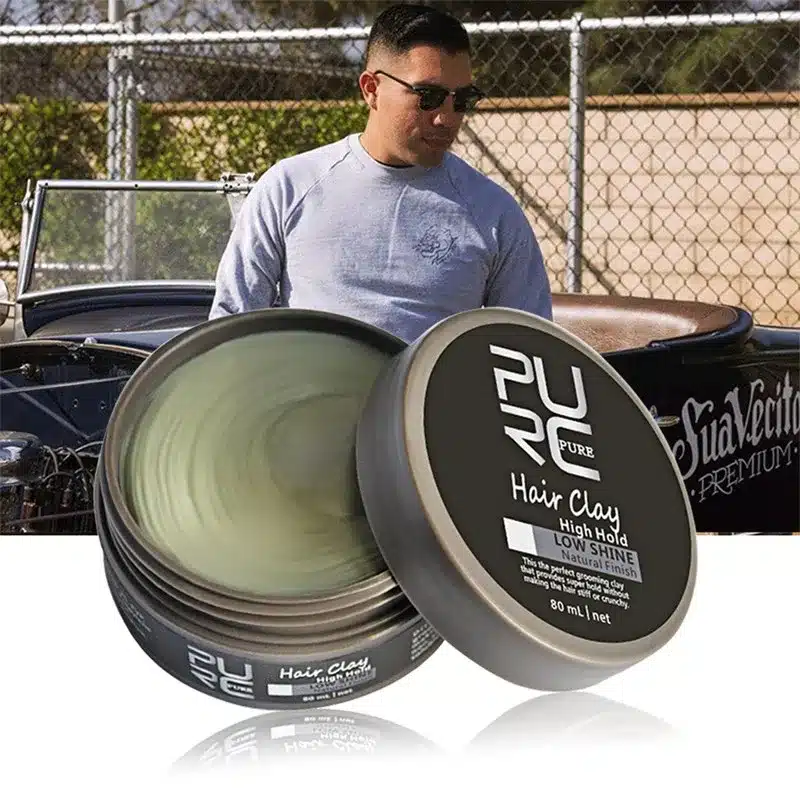 Men Original Clay Hair Coloring Hair Wax styling Hair High Hold Low Shine Clay Hair PL2 9