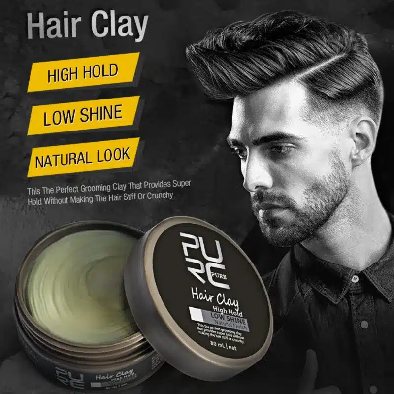 Men Original Clay Hair Coloring Hair Wax styling Hair High Hold Low Shine Clay Hair PL2 12