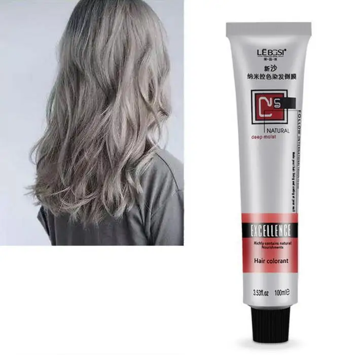 7 Colors Cream Dye Color Hair 100ml Hair DIY Permanent Long Lasting Bright Professional Salon Hair Color Cream 17