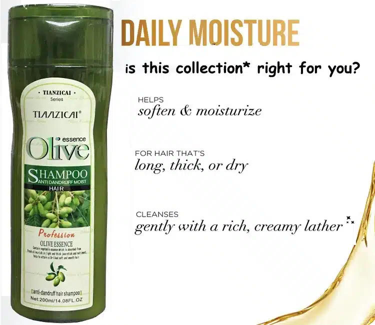 Anti-dandruff Olive Oil Shampoo Restores Damaged Hair Deeply Nourishes Safe for All Hair Types and Color Treated Hair 13