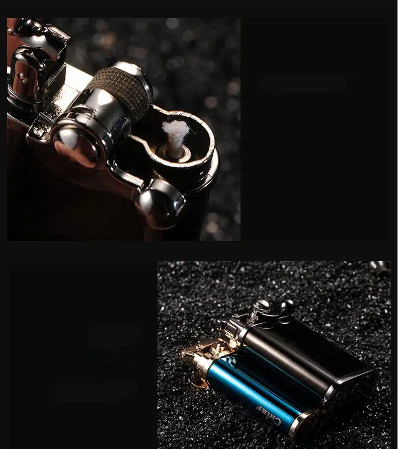 Chief Lighter Gasoline Kerosene Flint Petrol Vintage Cigarette Lighter Oil Petrol Refillable 15