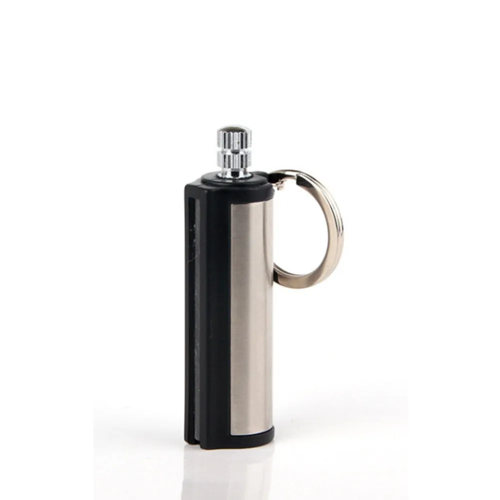 1/2/5pcs Permanent Matches Striker No Fuel Outdoor Survival Tools Kerosene Oil Cigarette Lighter with Key Chain Christmas Gift 13