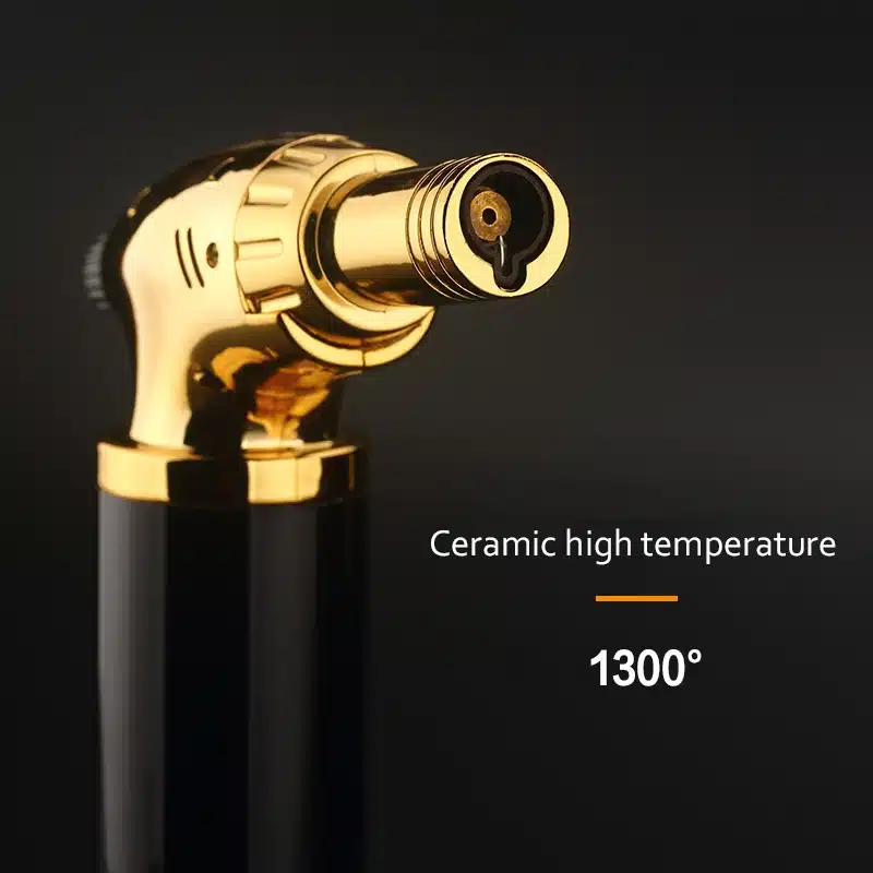 Torch Turbo Lighter 2018 New Spray Gun Jet Butane Cigar Lighter Gas Cigarette 1300 C Windproof Lighter No Gas 11