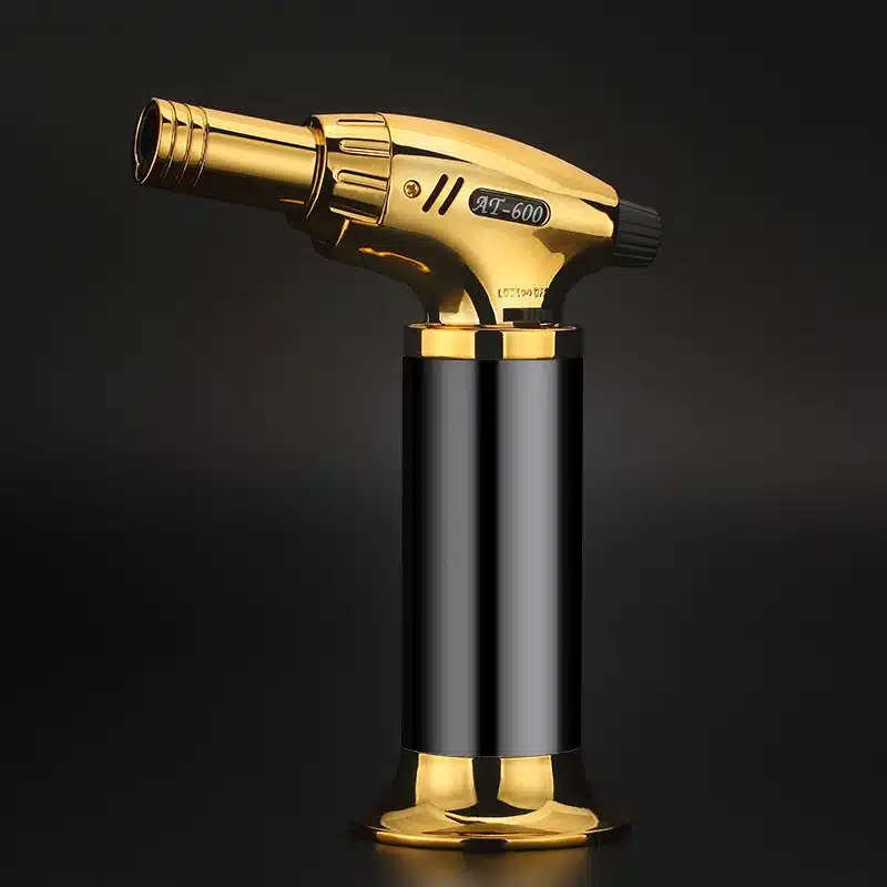 Torch Turbo Lighter 2018 New Spray Gun Jet Butane Cigar Lighter Gas Cigarette 1300 C Windproof Lighter No Gas 15