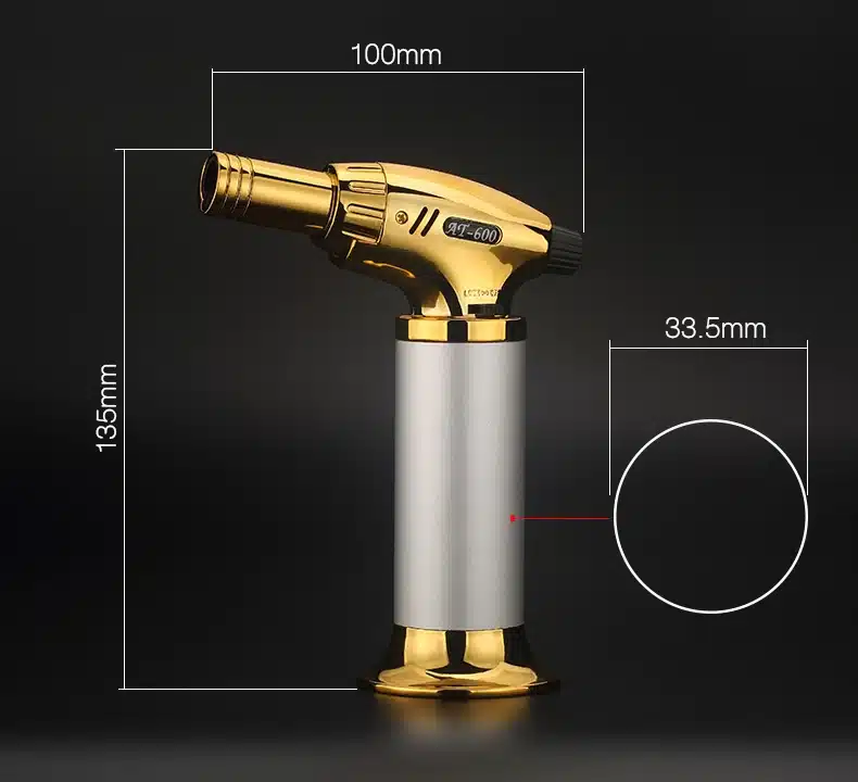Torch Turbo Lighter 2018 New Spray Gun Jet Butane Cigar Lighter Gas Cigarette 1300 C Windproof Lighter No Gas 20