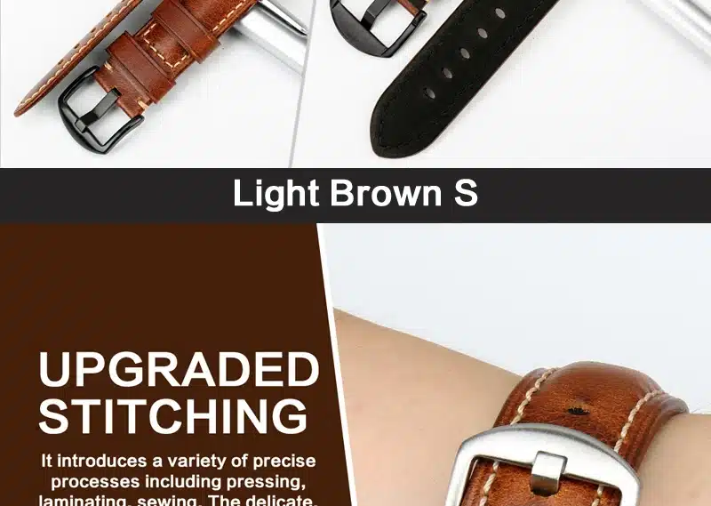 MAIKES Oil Wax Leather Bracelet For Apple Watch Band 42mm 38mm / 44mm 40mm Series 4 3 2 For Apple Watch Strap iWatch Watchband 20