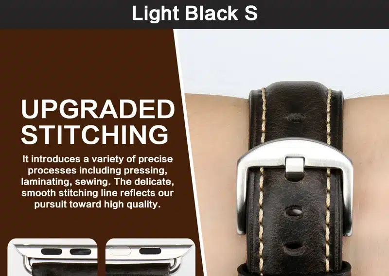 MAIKES Oil Wax Leather Bracelet For Apple Watch Band 42mm 38mm / 44mm 40mm Series 4 3 2 For Apple Watch Strap iWatch Watchband 32