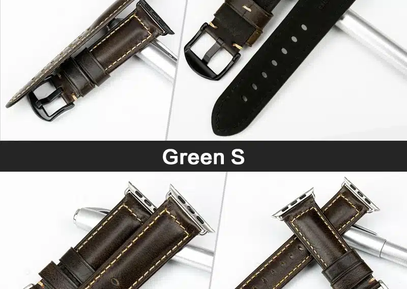 MAIKES Oil Wax Leather Bracelet For Apple Watch Band 42mm 38mm / 44mm 40mm Series 4 3 2 For Apple Watch Strap iWatch Watchband 49