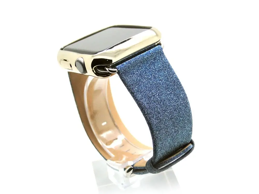 Leopard Rainbow Bling Glitter Leather Band for Apple Watch Series 1 2 3 Strap 42mm 38mm Bracelet for iWatch Wristband 26