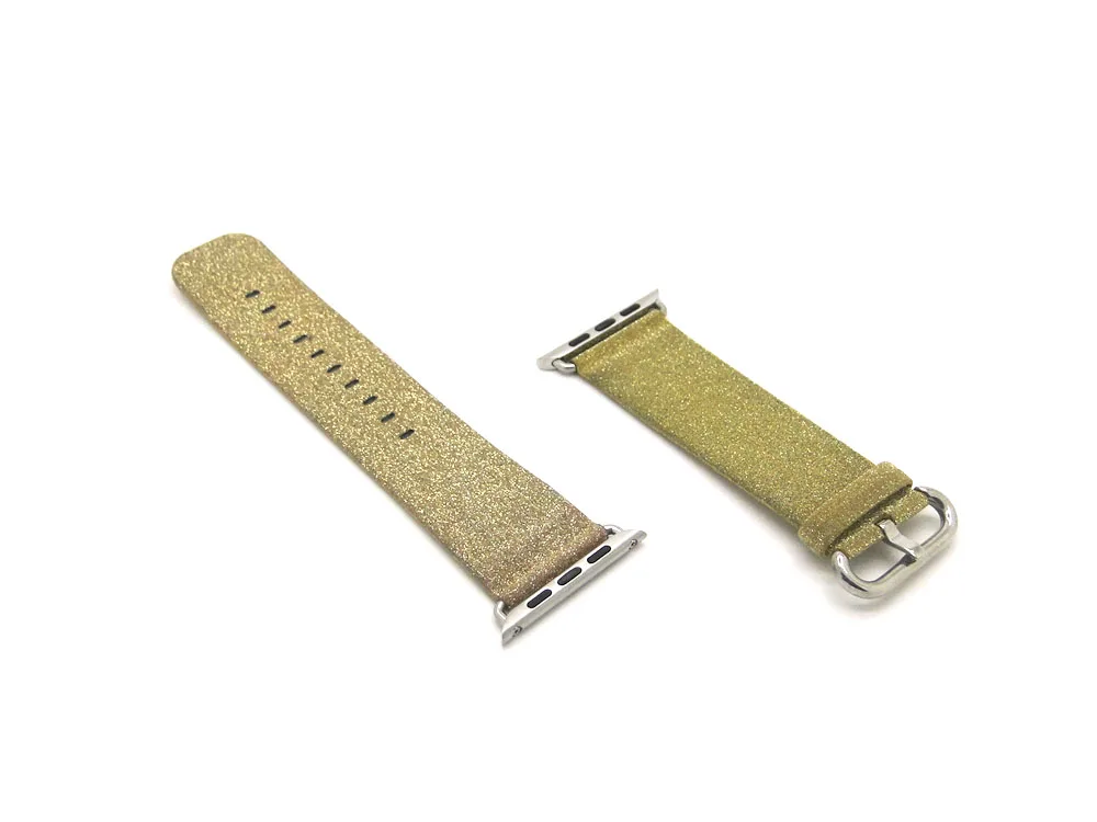 Leopard Rainbow Bling Glitter Leather Band for Apple Watch Series 1 2 3 Strap 42mm 38mm Bracelet for iWatch Wristband 29