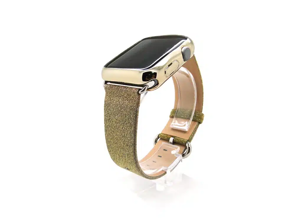 Leopard Rainbow Bling Glitter Leather Band for Apple Watch Series 1 2 3 Strap 42mm 38mm Bracelet for iWatch Wristband 32