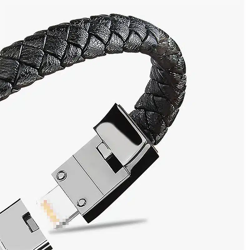 Hot Real Leather Mini Micro USB Bracelet Charger Data Charging Cable Sync Cord For iPhone 6 6s 7Plus Android Type-C Phone Cable 10