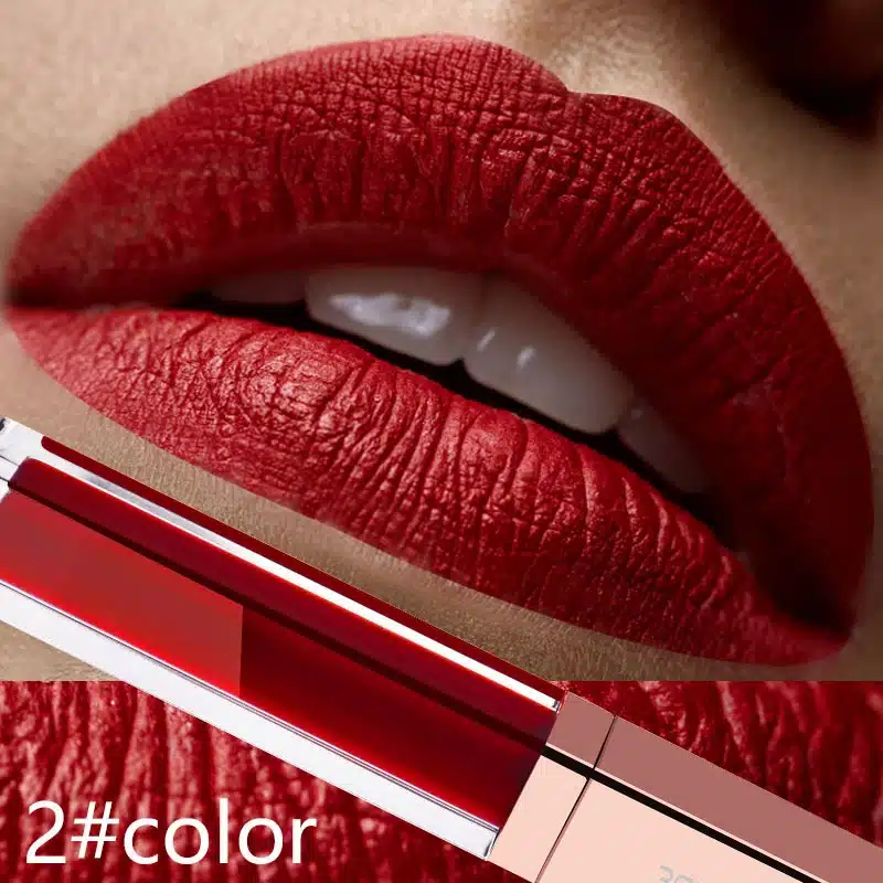 24 Color Make Up Liquid Lipstick Waterproof Mate Red Lip Long Lasting Ultra Matte Lip Gloss Black Blue Nude Lipstick 5