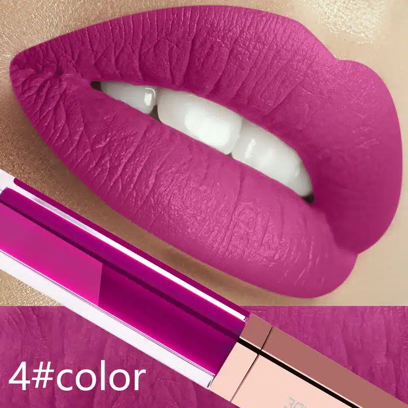 24 Color Make Up Liquid Lipstick Waterproof Mate Red Lip Long Lasting Ultra Matte Lip Gloss Black Blue Nude Lipstick 7