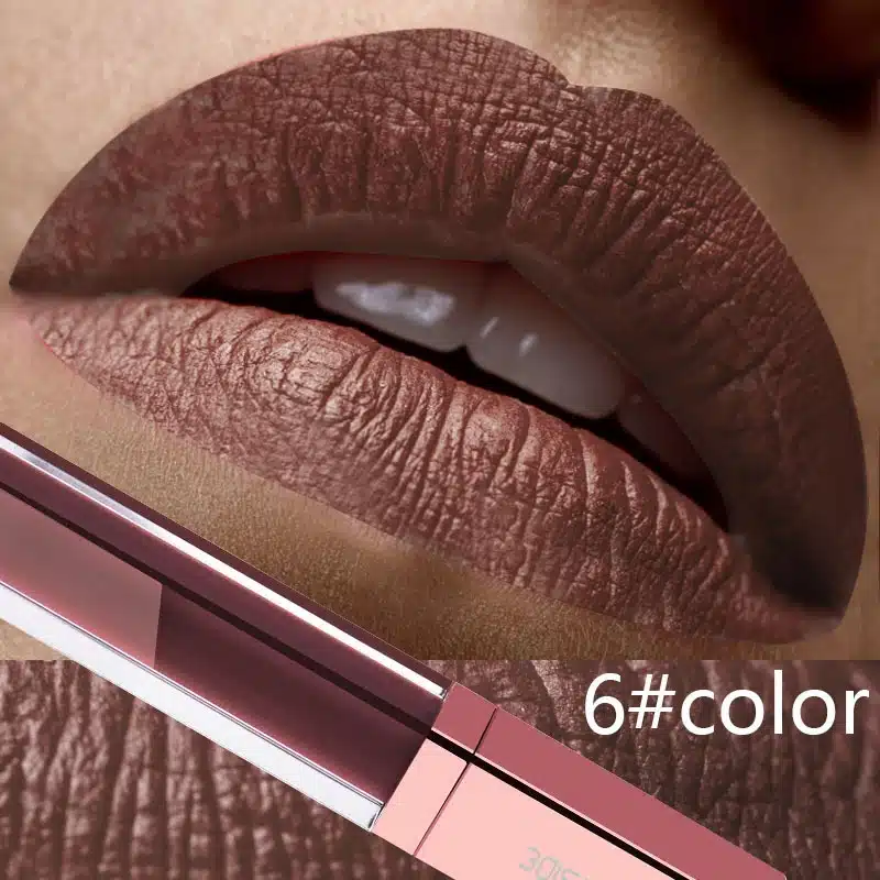 24 Color Make Up Liquid Lipstick Waterproof Mate Red Lip Long Lasting Ultra Matte Lip Gloss Black Blue Nude Lipstick 9