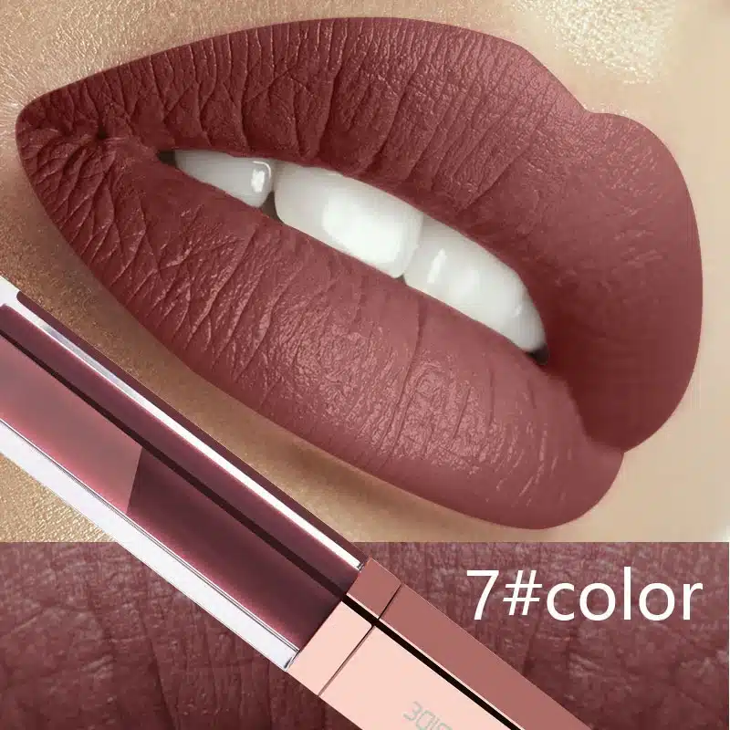 24 Color Make Up Liquid Lipstick Waterproof Mate Red Lip Long Lasting Ultra Matte Lip Gloss Black Blue Nude Lipstick 10