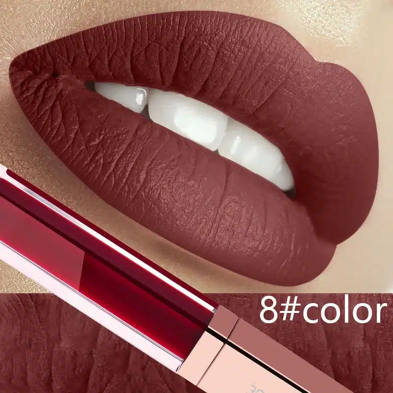 24 Color Make Up Liquid Lipstick Waterproof Mate Red Lip Long Lasting Ultra Matte Lip Gloss Black Blue Nude Lipstick 11