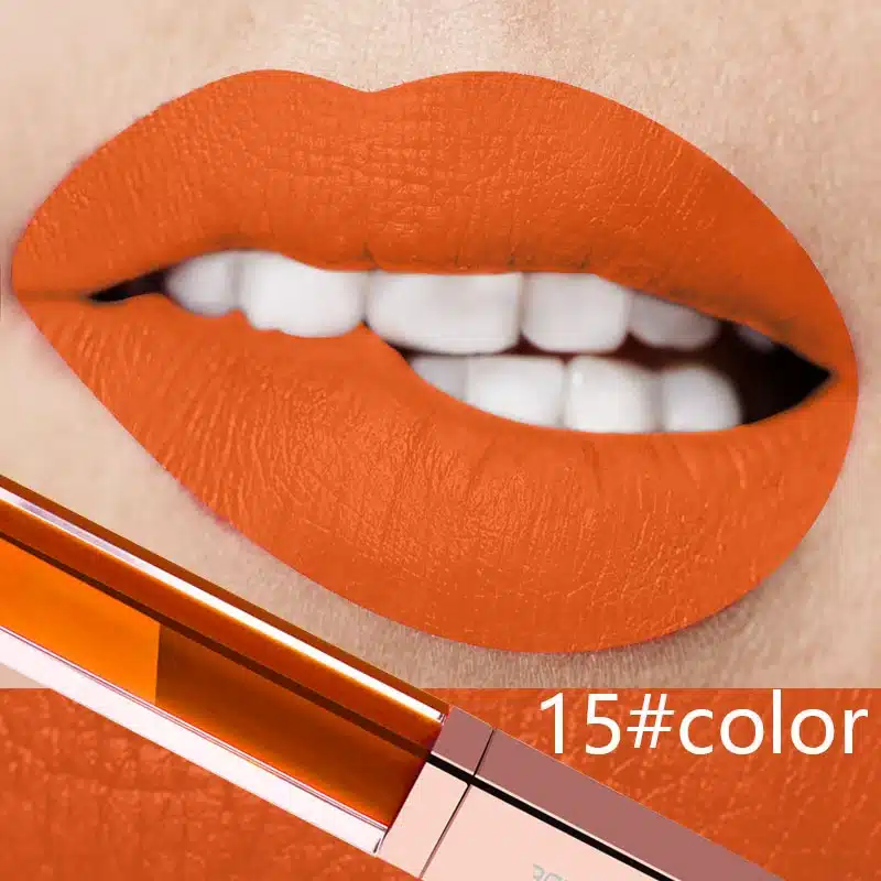 24 Color Make Up Liquid Lipstick Waterproof Mate Red Lip Long Lasting Ultra Matte Lip Gloss Black Blue Nude Lipstick 18