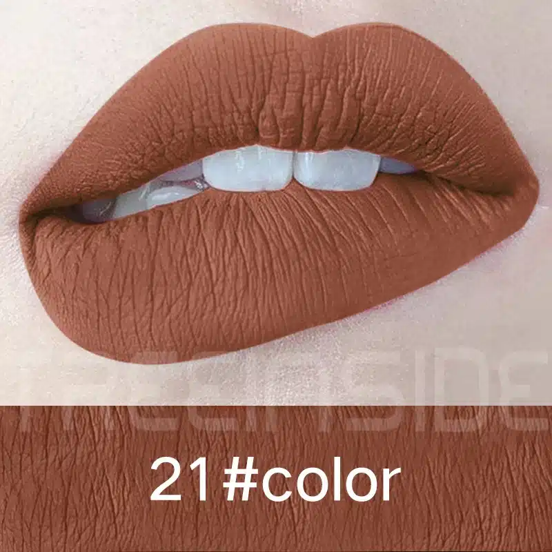 24 Color Make Up Liquid Lipstick Waterproof Mate Red Lip Long Lasting Ultra Matte Lip Gloss Black Blue Nude Lipstick 24