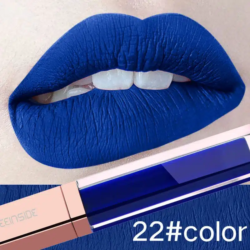 24 Color Make Up Liquid Lipstick Waterproof Mate Red Lip Long Lasting Ultra Matte Lip Gloss Black Blue Nude Lipstick 25