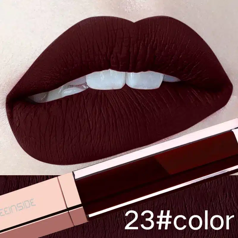 24 Color Make Up Liquid Lipstick Waterproof Mate Red Lip Long Lasting Ultra Matte Lip Gloss Black Blue Nude Lipstick 26